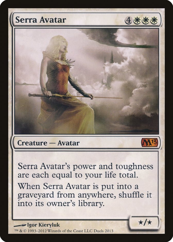 Serra Avatar (Duels of the Planeswalkers Promos) [Duels of the Planeswalkers Promos 2012] | The Gaming Verse