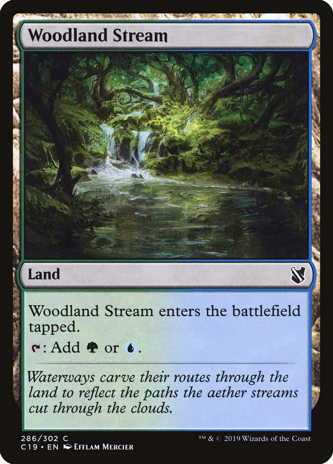 Woodland Stream [Commander 2019] | The Gaming Verse