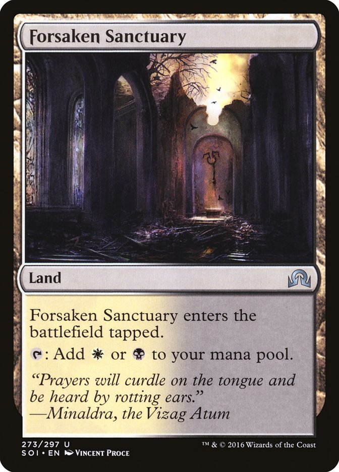 Forsaken Sanctuary [Shadows over Innistrad] | The Gaming Verse