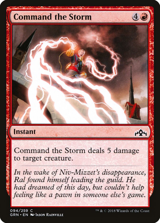 Command the Storm [Guilds of Ravnica] | The Gaming Verse