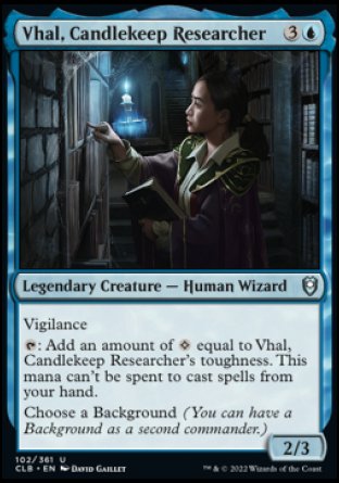 Vhal, Candlekeep Researcher [Commander Legends: Battle for Baldur's Gate] | The Gaming Verse