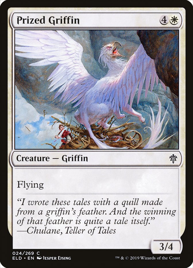 Prized Griffin [Throne of Eldraine] | The Gaming Verse