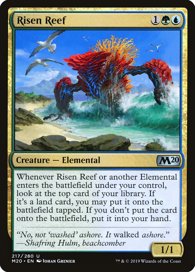 Risen Reef [Core Set 2020] | The Gaming Verse