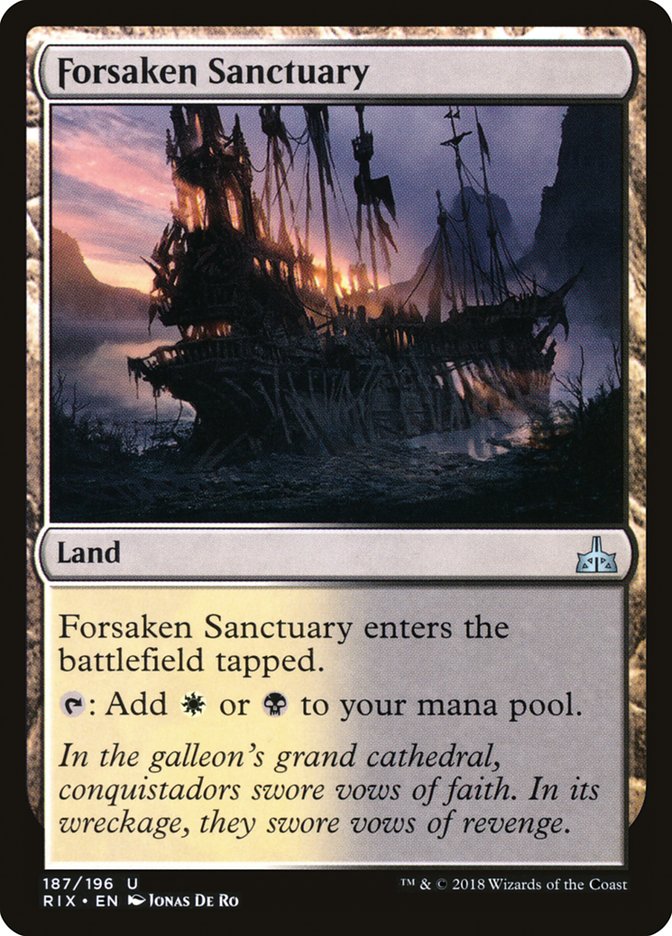 Forsaken Sanctuary [Rivals of Ixalan] | The Gaming Verse