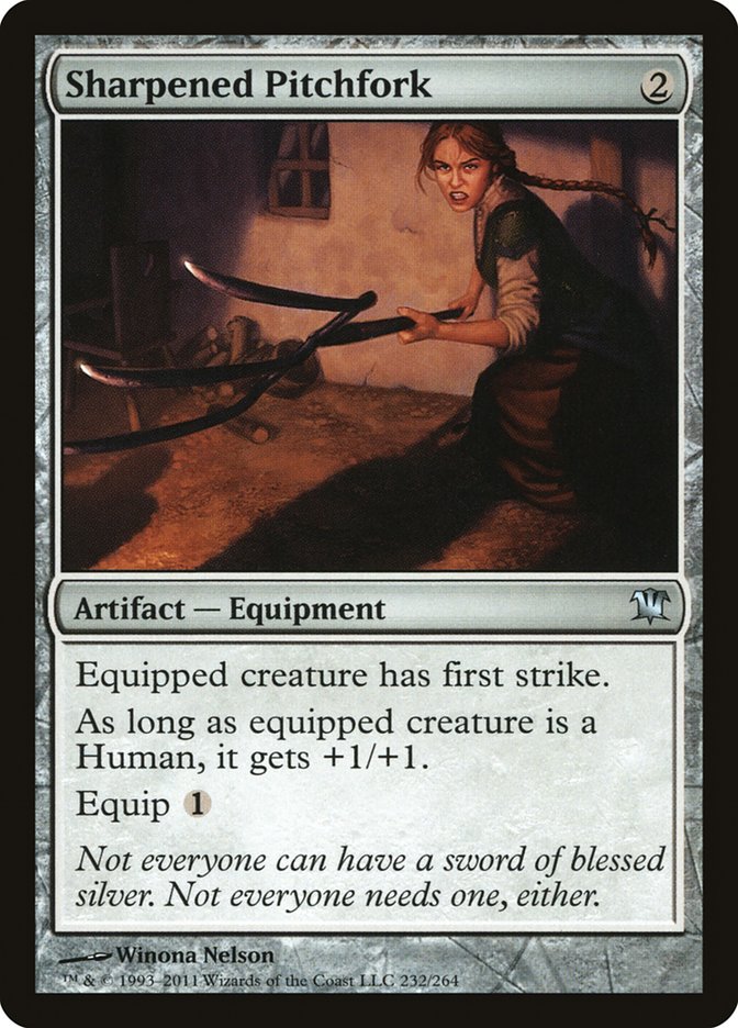 Sharpened Pitchfork [Innistrad] | The Gaming Verse