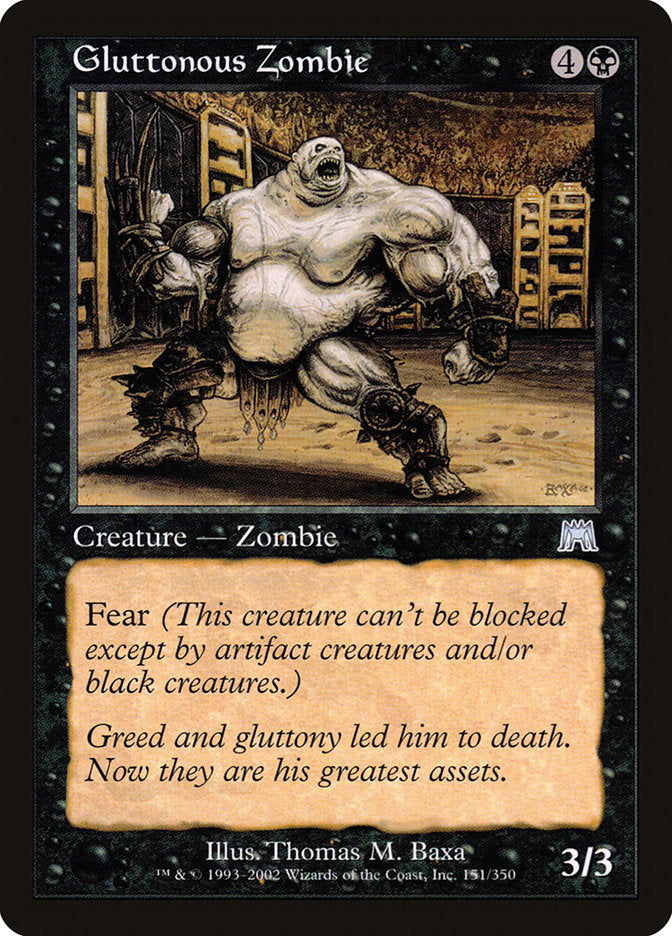 Gluttonous Zombie [Onslaught] | The Gaming Verse