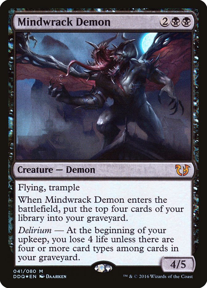 Mindwrack Demon [Duel Decks: Blessed vs. Cursed] | The Gaming Verse