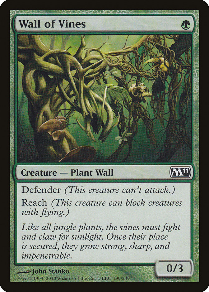 Wall of Vines [Magic 2011] | The Gaming Verse