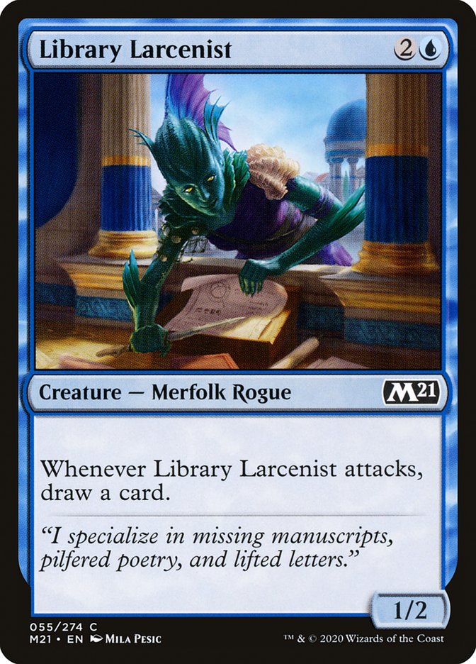 Library Larcenist [Core Set 2021] | The Gaming Verse