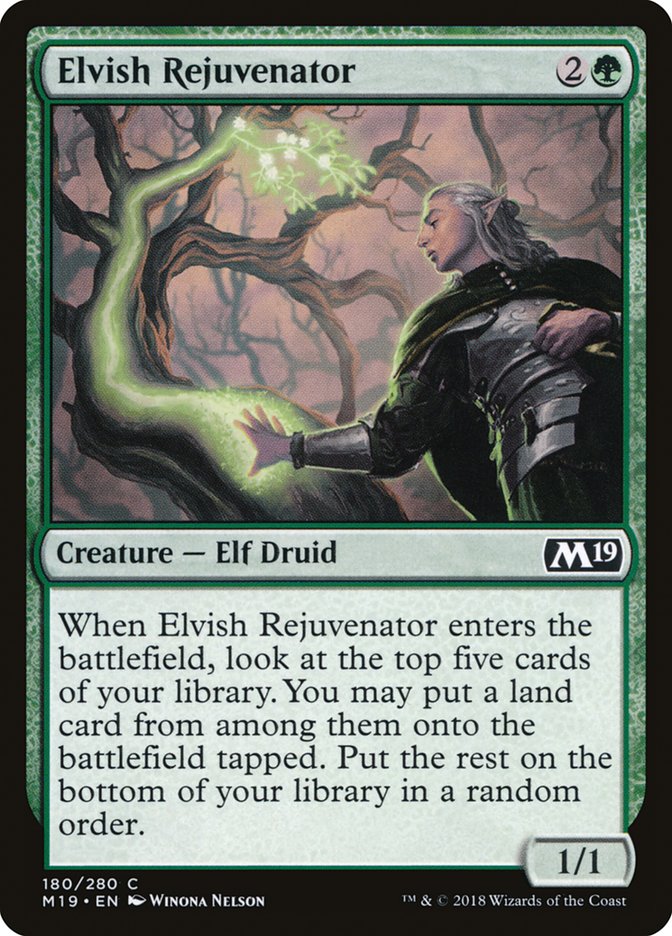 Elvish Rejuvenator [Core Set 2019] | The Gaming Verse