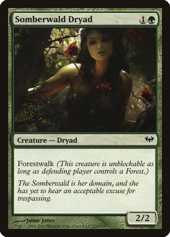 Somberwald Dryad [Dark Ascension] | The Gaming Verse