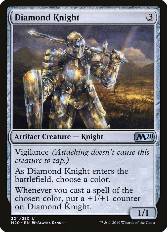 Diamond Knight [Core Set 2020] | The Gaming Verse