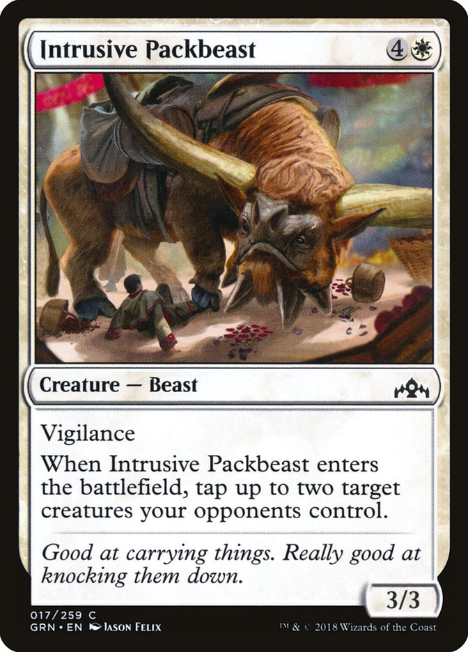 Intrusive Packbeast [Guilds of Ravnica] | The Gaming Verse