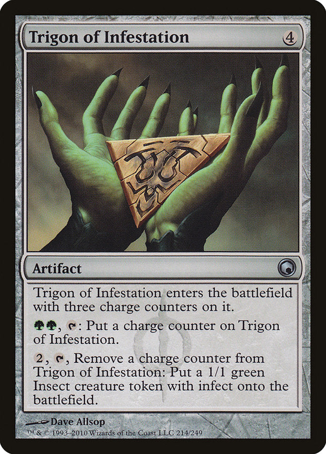 Trigon of Infestation [Scars of Mirrodin] | The Gaming Verse