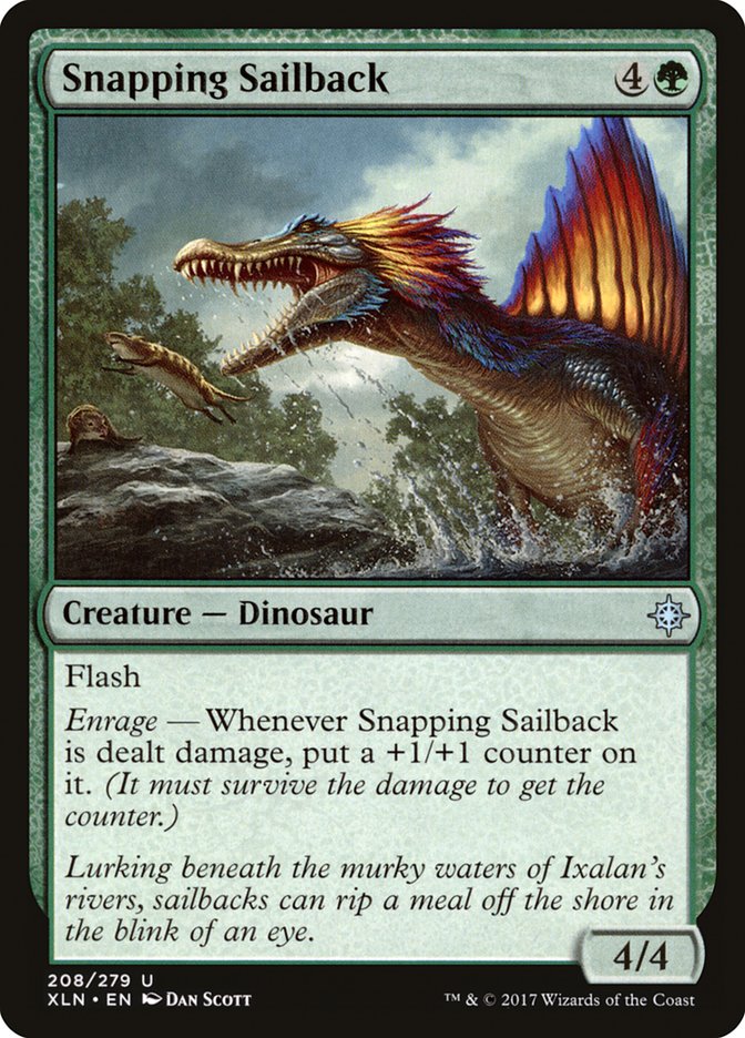 Snapping Sailback [Ixalan] | The Gaming Verse