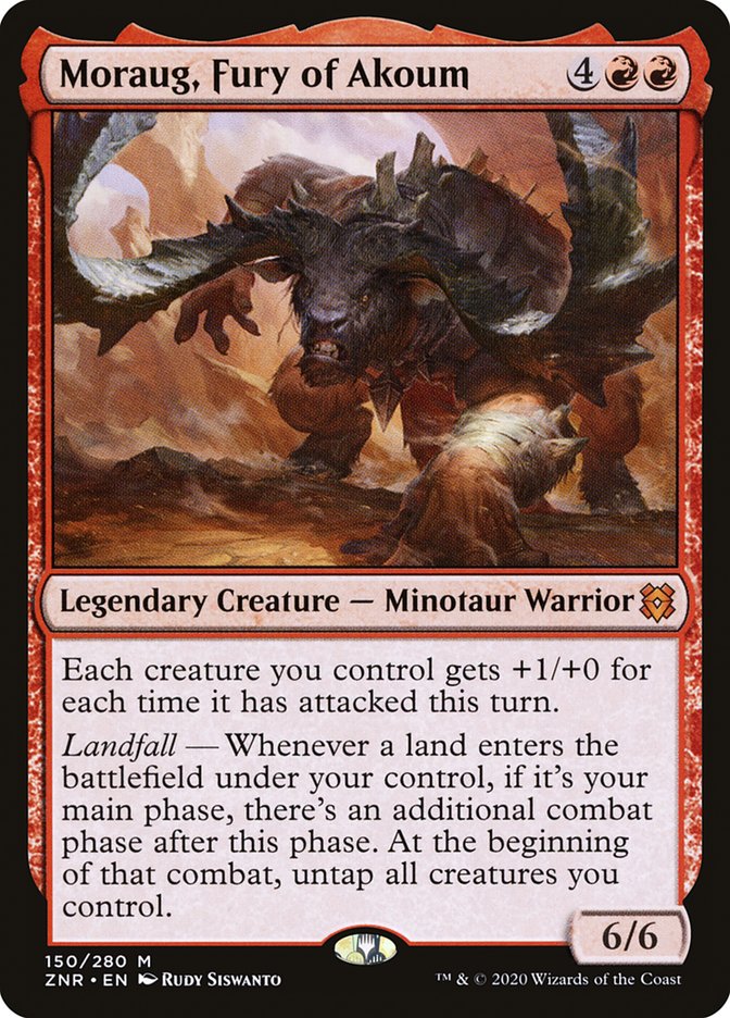 Moraug, Fury of Akoum [Zendikar Rising] | The Gaming Verse