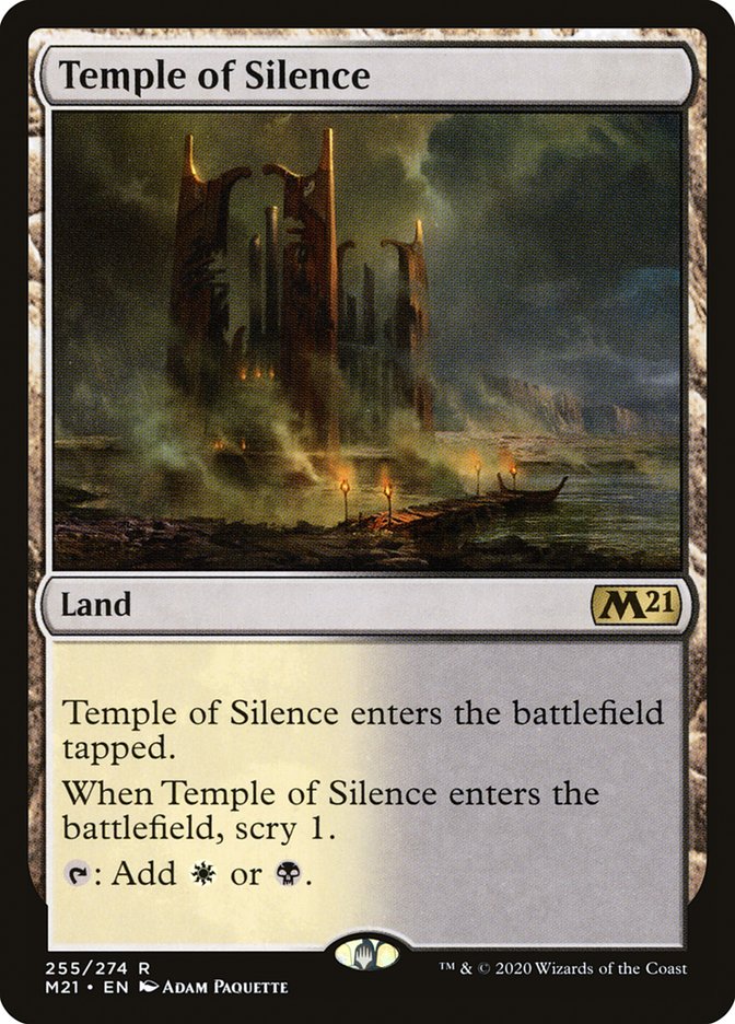 Temple of Silence [Core Set 2021] | The Gaming Verse