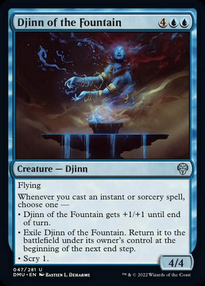 Djinn of the Fountain [Dominaria United] | The Gaming Verse