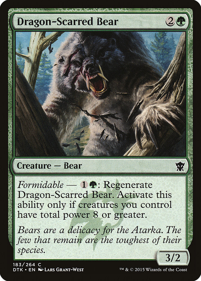 Dragon-Scarred Bear [Dragons of Tarkir] | The Gaming Verse