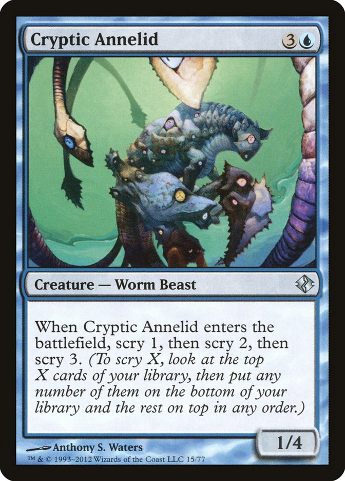 Cryptic Annelid [Duel Decks: Venser vs. Koth] | The Gaming Verse