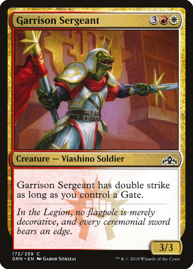 Garrison Sergeant [Guilds of Ravnica] | The Gaming Verse