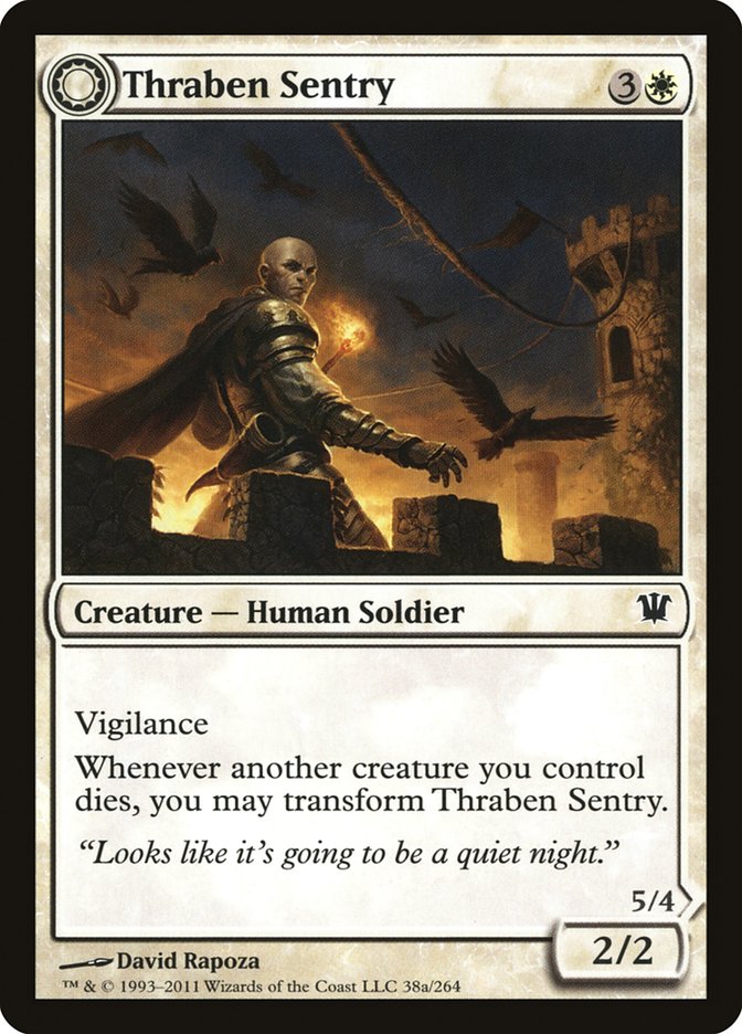 Thraben Sentry // Thraben Militia [Innistrad] | The Gaming Verse