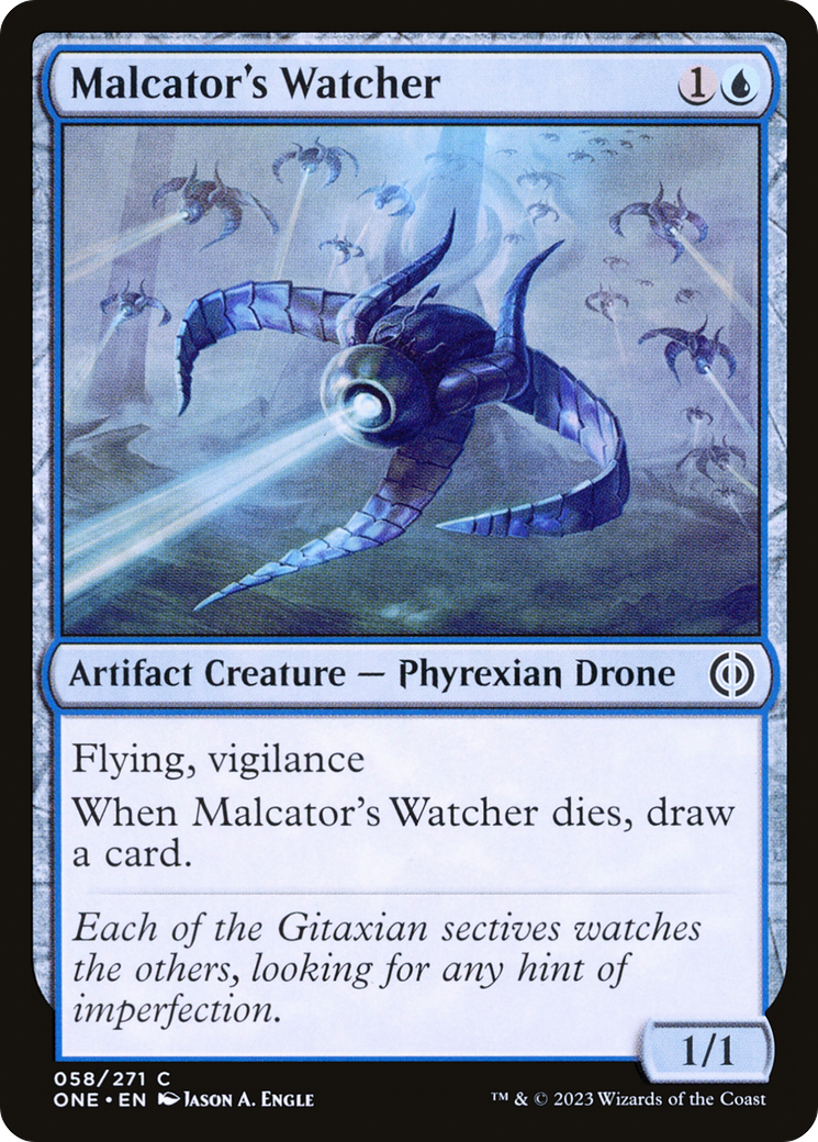 Malcator's Watcher [Phyrexia: All Will Be One] | The Gaming Verse