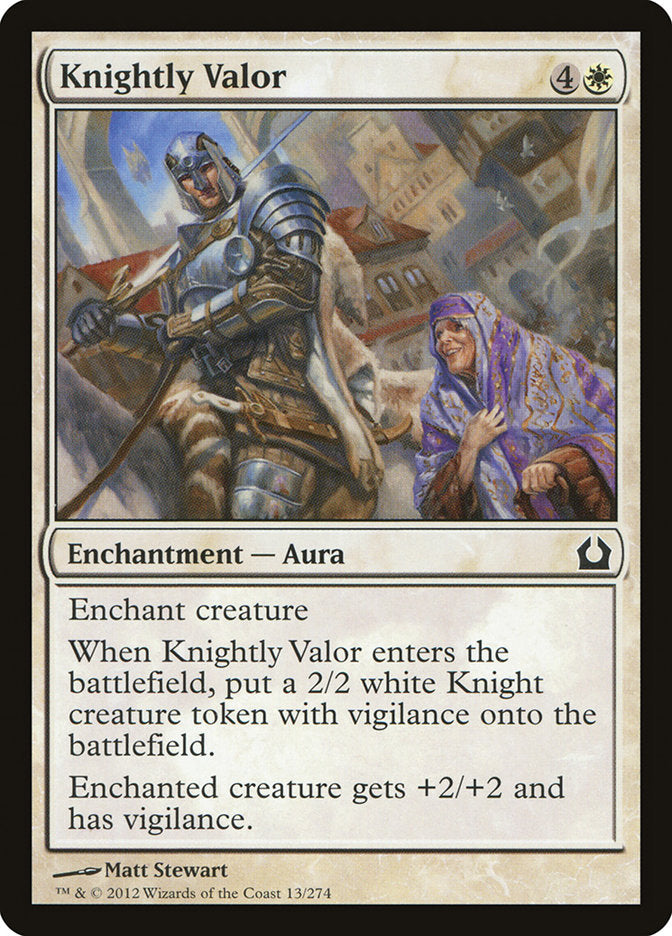 Knightly Valor [Return to Ravnica] | The Gaming Verse