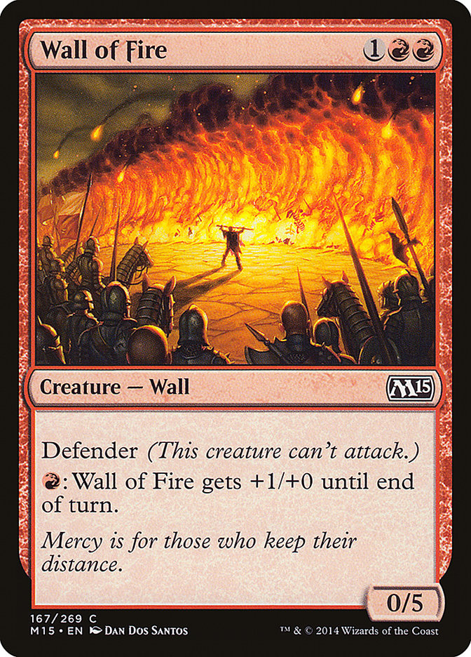 Wall of Fire [Magic 2015] | The Gaming Verse