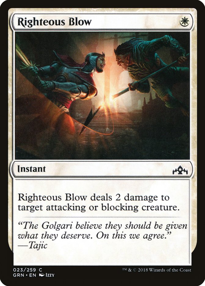 Righteous Blow [Guilds of Ravnica] | The Gaming Verse