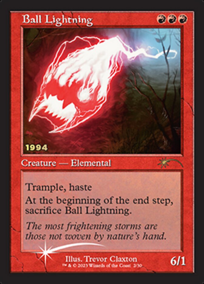 Ball Lightning [30th Anniversary Promos] | The Gaming Verse