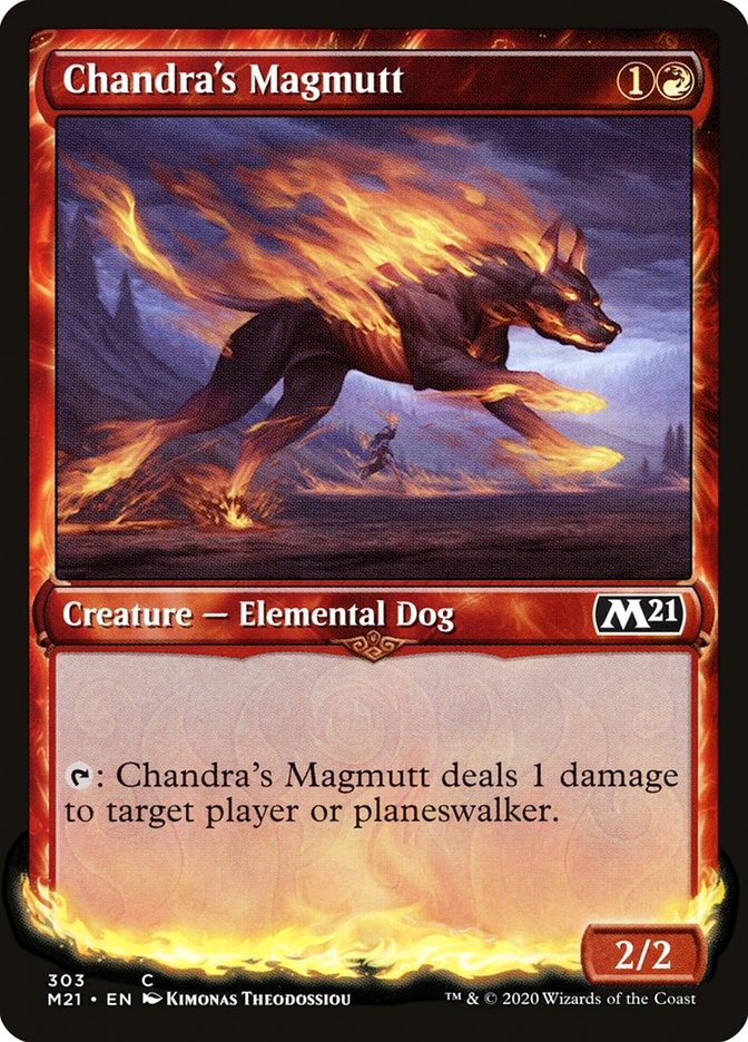 Chandra's Magmutt (Showcase) [Core Set 2021] | The Gaming Verse