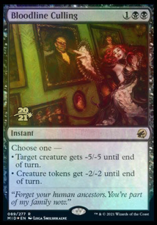 Bloodline Culling [Innistrad: Midnight Hunt Prerelease Promos] | The Gaming Verse