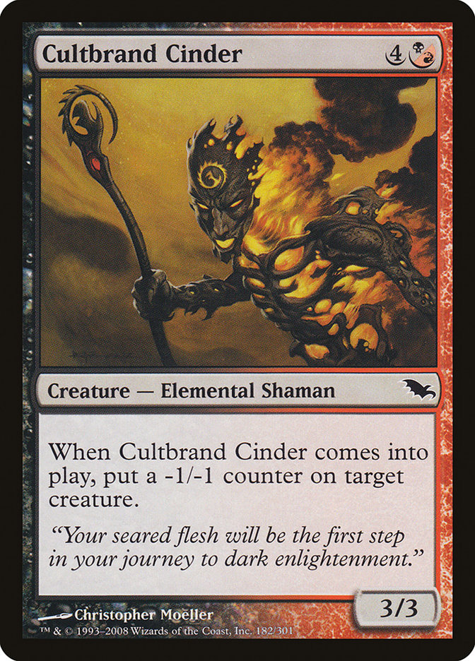 Cultbrand Cinder [Shadowmoor] | The Gaming Verse