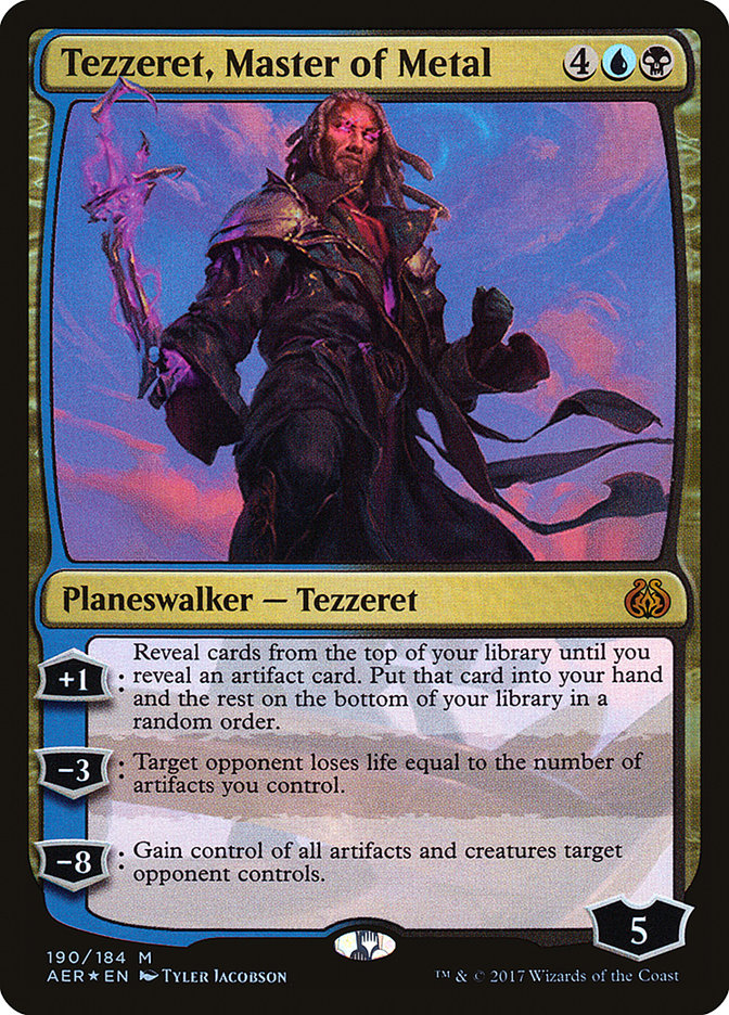 Tezzeret, Master of Metal [Aether Revolt] | The Gaming Verse