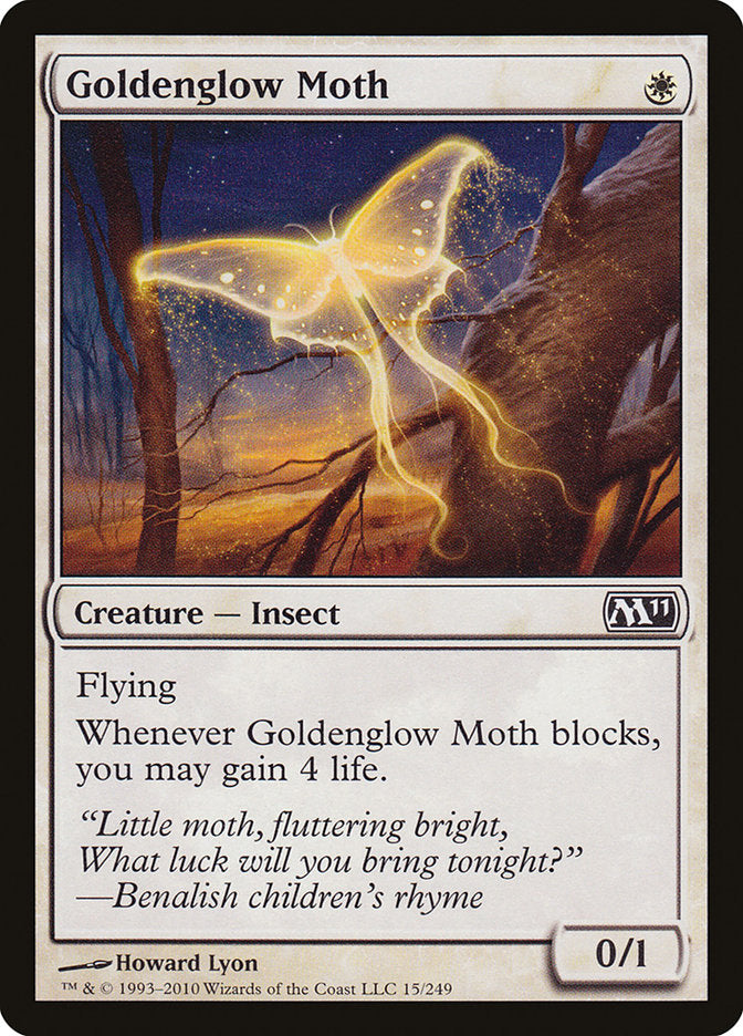 Goldenglow Moth [Magic 2011] | The Gaming Verse