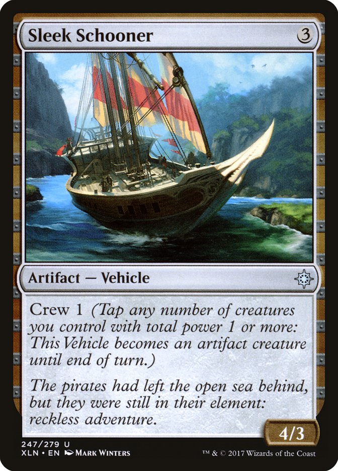 Sleek Schooner [Ixalan] | The Gaming Verse