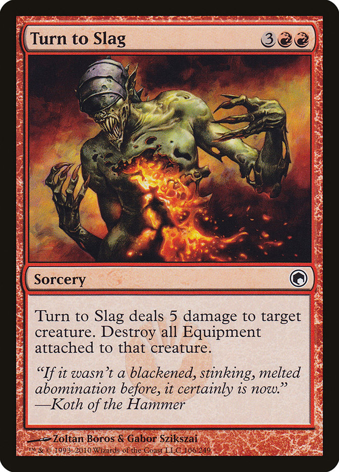 Turn to Slag [Scars of Mirrodin] | The Gaming Verse