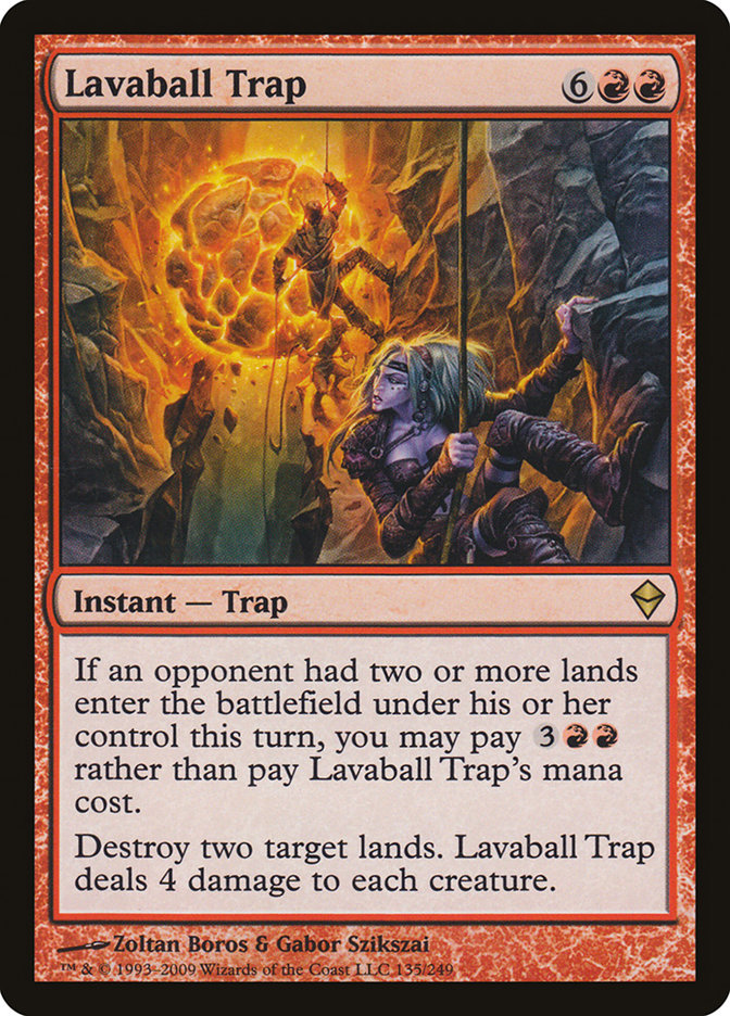 Lavaball Trap [Zendikar] | The Gaming Verse