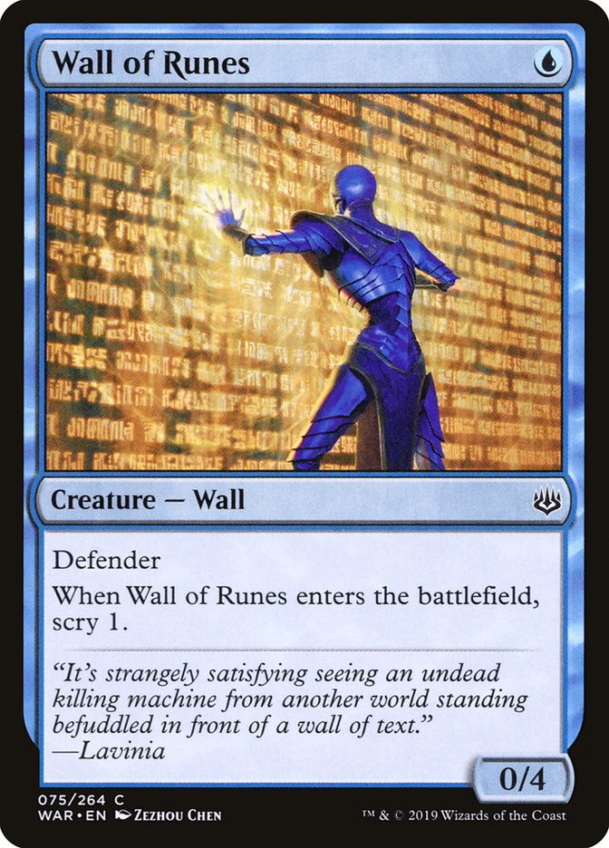 Wall of Runes [War of the Spark] | The Gaming Verse