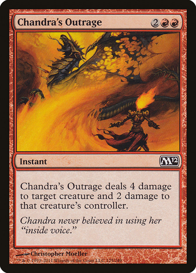 Chandra's Outrage [Magic 2012] | The Gaming Verse