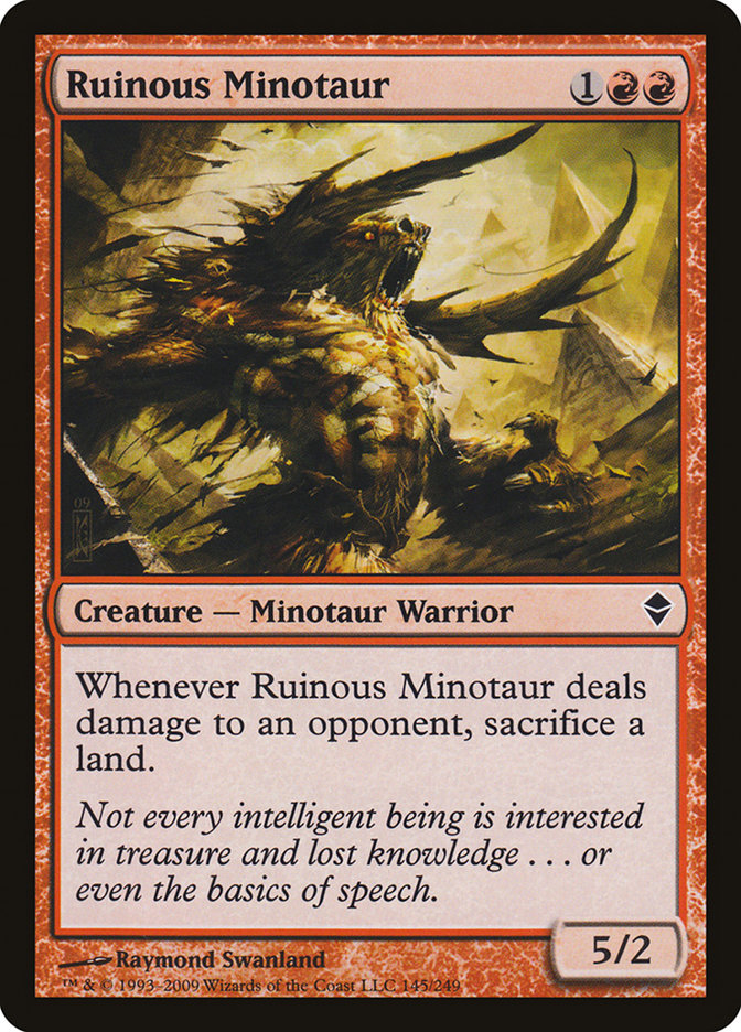 Ruinous Minotaur [Zendikar] | The Gaming Verse