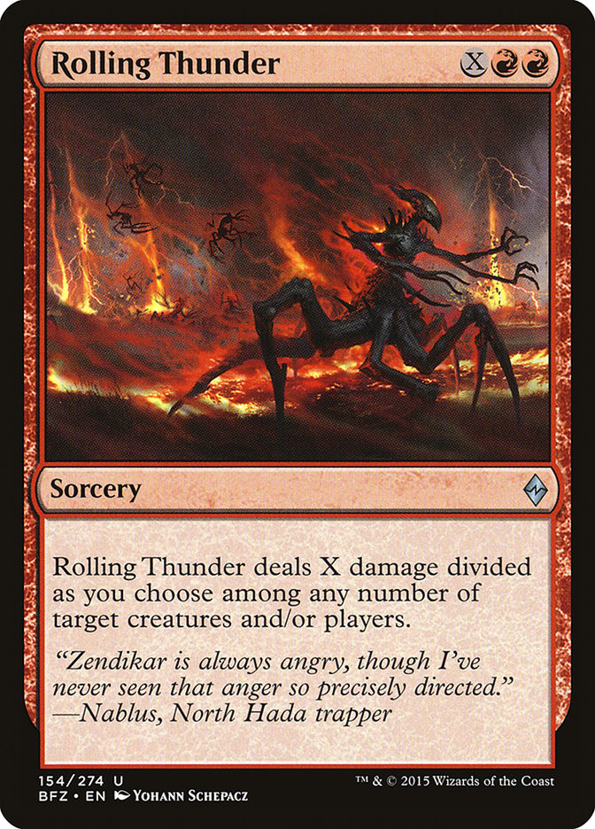 Rolling Thunder [Battle for Zendikar] | The Gaming Verse