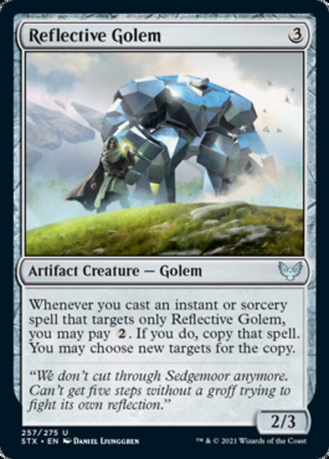 Reflective Golem [Strixhaven: School of Mages] | The Gaming Verse