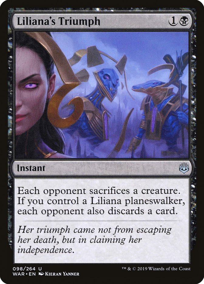 Liliana's Triumph [War of the Spark] | The Gaming Verse