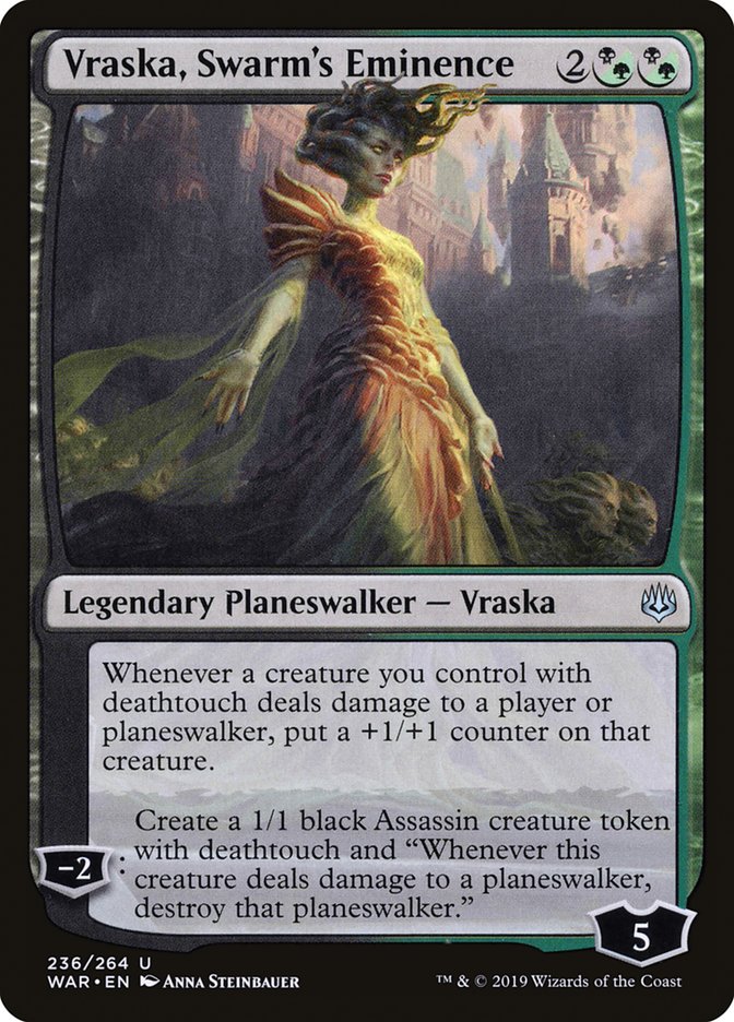 Vraska, Swarm's Eminence [War of the Spark] | The Gaming Verse