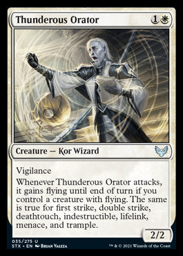 Thunderous Orator [Strixhaven: School of Mages] | The Gaming Verse