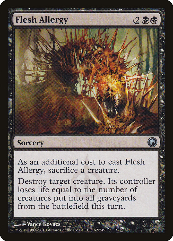 Flesh Allergy [Scars of Mirrodin] | The Gaming Verse