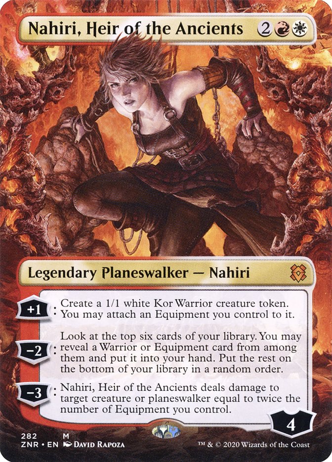 Nahiri, Heir of the Ancients (Borderless) [Zendikar Rising] | The Gaming Verse