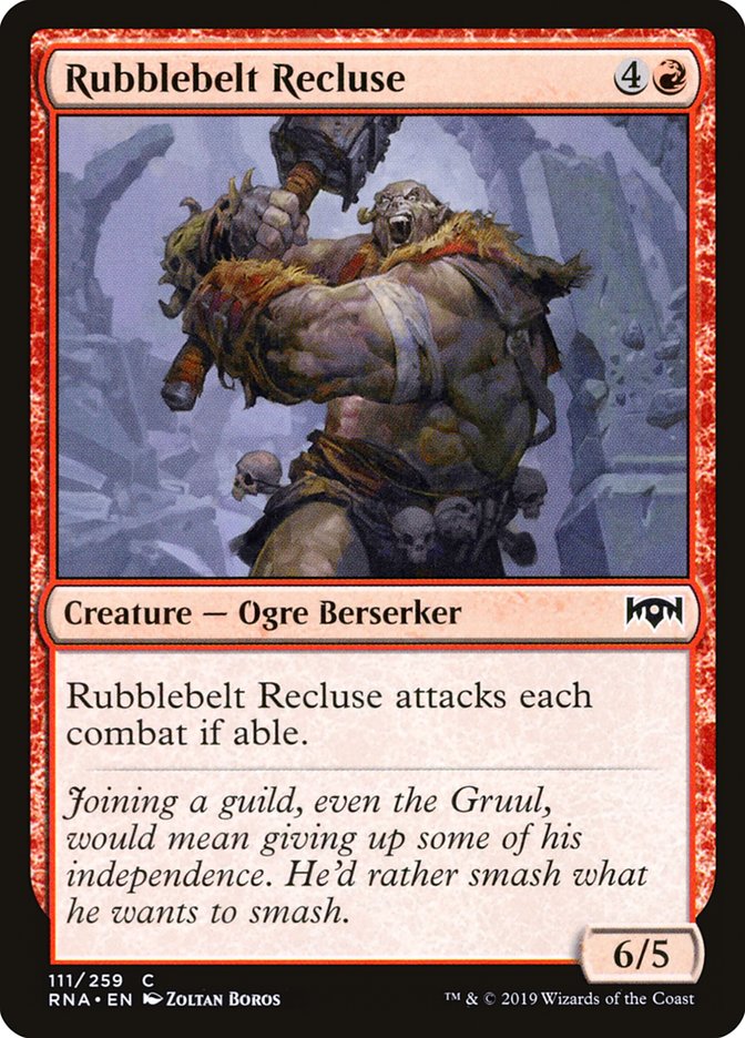 Rubblebelt Recluse [Ravnica Allegiance] | The Gaming Verse